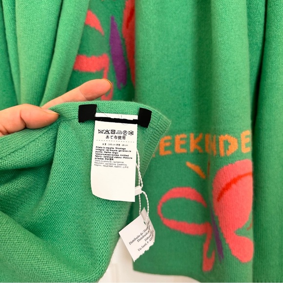 Max Mara Weekend label-cut 100% Cashmere Scarf Size: OS Winter/ Spring - Picture 5 of 9